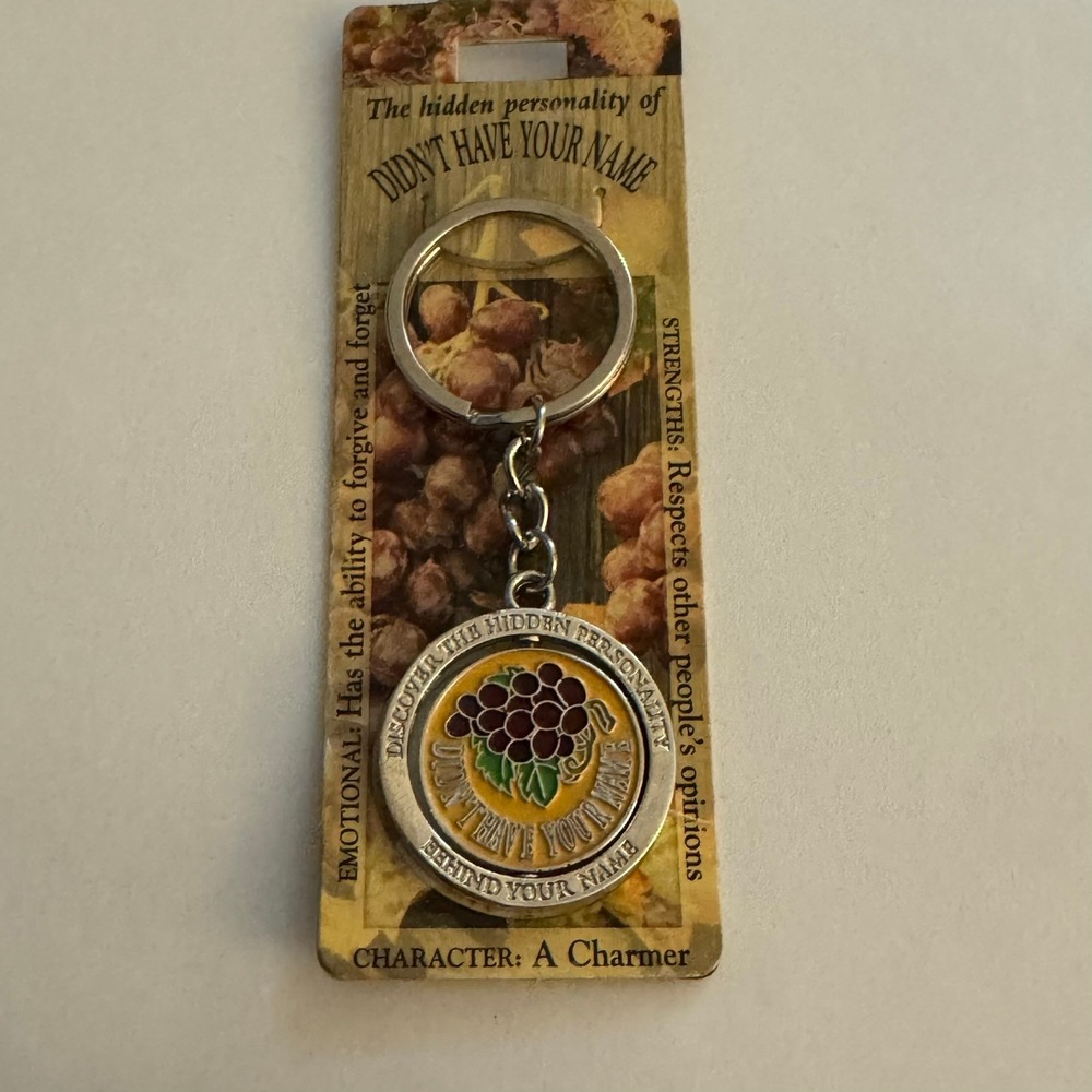 Discover The Hidden Personality Keychain‎ Charm A Charmer Metal
